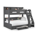Orion Robust Ladder Triple Sleeper Bunk Bed by Lavishway | Wooden Beds-61313