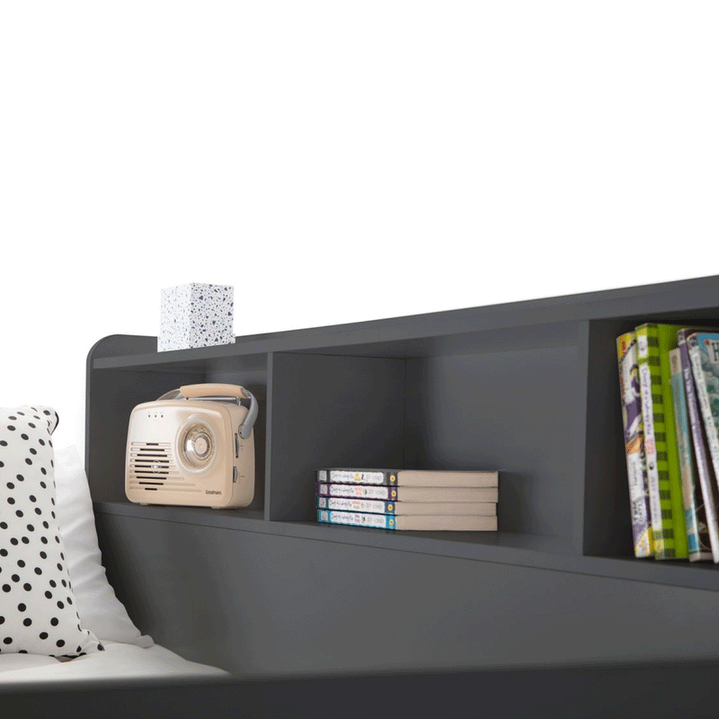 Orion Robust Ladder Triple Sleeper Bunk Bed by Lavishway | Wooden Beds-61317