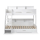 Orion Robust Ladder Triple Sleeper Bunk Bed by Lavishway | Wooden Beds-61310
