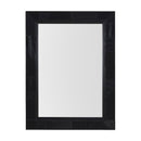 Orlando Black Gloss Finish Wall Mirror by Lavishway | Wall Mirrors-24360