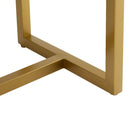 Orlando Black Finish 2 Drawers Console Table by Lavishway | Hallway Console Table-24390