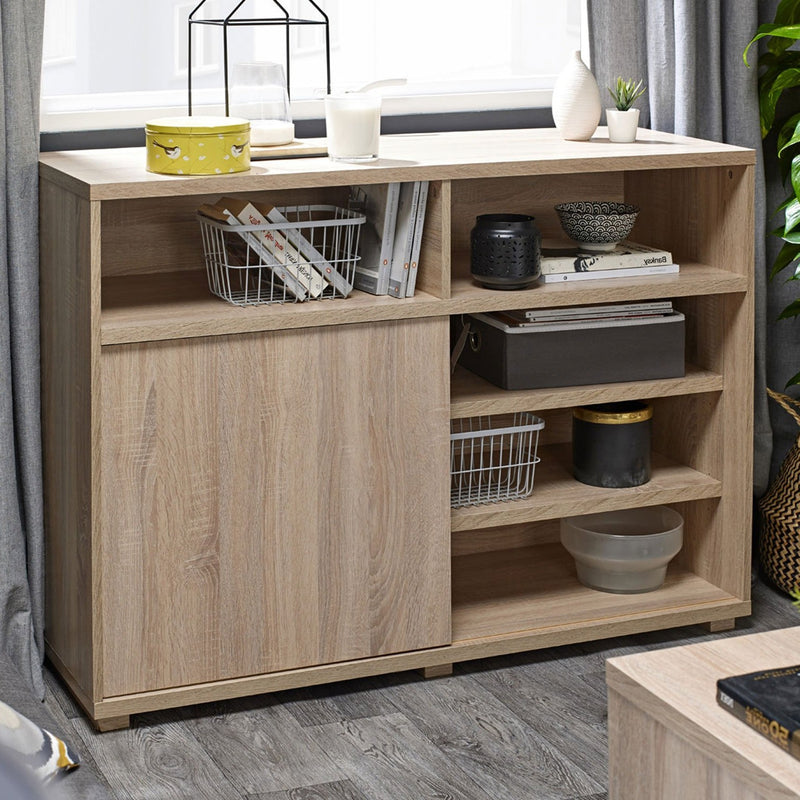 Oslo Pale Washed Oak Finish Sideboard by Lavishway | Sideboards-33689