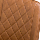Oslo Tan Faux Leather Bar Chair by Lavishway | Bar Stools-51108