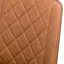 Oslo Modern Tan Faux Leather Dining Chair by Lavishway | Dining Chairs-51105