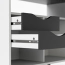 Oslo White and Black Matt Desk by Lavishway | Reclaimed Wood Desks-41896