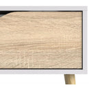 Oslo White & Oak Finish Storage Coffee Table by Lavishway | Coffee Tables-41943