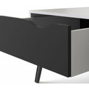 Oslo White & Black Matt Storage Coffee Table by Lavishway | Coffee Tables-41929