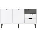 Oslo 3 Drawers & 2 Doors Wide Sideboard by Lavishway | Sideboards-41860