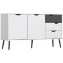 Oslo 3 Drawers & 2 Doors Wide Sideboard by Lavishway | Sideboards-41859