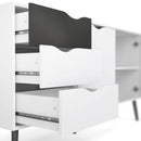 Oslo 3 Drawers & 2 Doors Wide Sideboard by Lavishway | Sideboards-41862