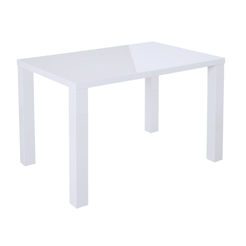 Monroe Puro White High Gloss Dining Table by Lavishway | Dining Tables-33650