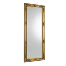 Palais Gold Wooden Leaner Dresser Wall Mirror by Lavishway | Wall Mirrors-61285