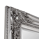 Palais Pewter Effect Dresser Long Wall Mirror by Lavishway | Wall Mirrors-61274