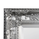 Palais Pewter Effect Dresser Long Wall Mirror by Lavishway | Wall Mirrors-61275