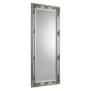 Palais Pewter Effect Lean Dresser Wall Mirror by Lavishway | Wall Mirrors-61264