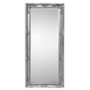 Palais Pewter Effect Lean Dresser Wall Mirror by Lavishway | Wall Mirrors-61263