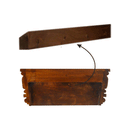 Palazzo 1 Drawer Unique Bedside Table by Lavishway | Bedside Tables-58055