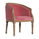 Paola Upholstered Velvet Occasional Chair by Lavishway | Armchairs-57937