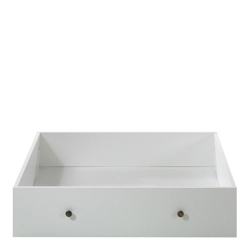 Paris White Underbed Drawer For Single Bed