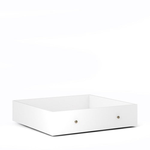 Paris White Underbed Drawer For Single Bed