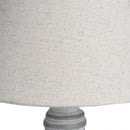 Paros Wood & Linen Antique Table Lamp by Lavishway | Table Lamps-51434
