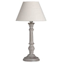 Pella Beige Fabric Classic Table Lamp by Lavishway | Table Lamps-51428