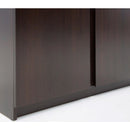 Pello Dark Mahogany 2 Door Wardrobe by Lavishway | Wardrobe-44741