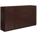 Pello Dark Mahogany Wide Sideboard by Lavishway | Sideboards-44733