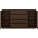 Pello Dark Mahogany Wide Sideboard by Lavishway | Sideboards-44734