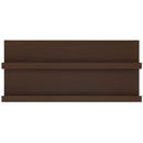 Pello Dark Mahogany Wall Shelf by Lavishway | Book Shelves and Cabinets-44707
