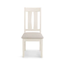 Pembroke Ivory Painted Wooden Dining Chair by Lavishway | Dining Chairs-61278