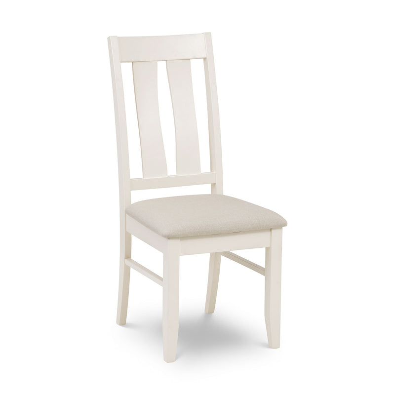 Pembroke Ivory Painted Wooden Dining Chair by Lavishway | Dining Chairs-61277