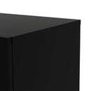 Pepe Black Wooden 4 Chest of Drawers