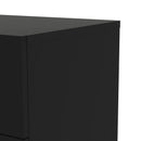 Pepe Black Wooden 5 Chest Of Drawers