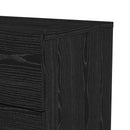 Pepe Black Woodgrain Wide 8 Chest of Drawers