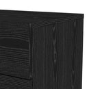 Pepe Black Woodgrain Wood 4 Chest of Drawers