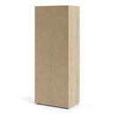 Pepe Oak & White High Gloss 2 Doors Wardrobe