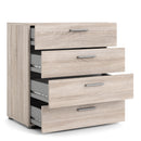 Pepe Truffle Oak Finish 4 Chest of Drawers