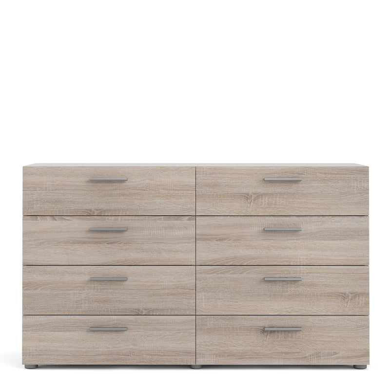 Pepe Truffle Oak Wide 8 Chest of Drawers