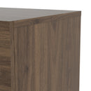 Pepe Walnut Finish 2 Drawers Bedside Table