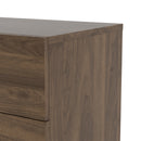 Pepe Walnut Finish Wide 8 Chest Of Drawers