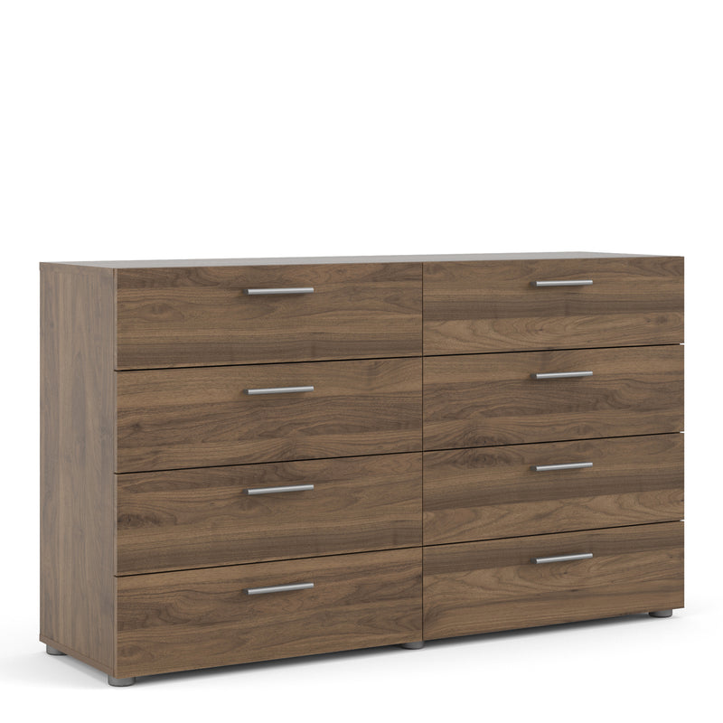 Pepe Walnut Finish Wide 8 Chest Of Drawers