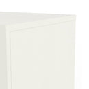 Pepe White Woodgrain Finish 2 Drawers Bedside