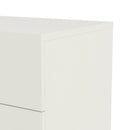 Pepe White Woodgrain Wide 8 Chest of Drawers