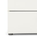 Pepe White Woodgrain Wood 4 Chest of Drawers