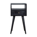 Petite Single Drawer Bedside Table by Lavishway | Bedside Tables-57983