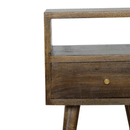 Petite Solid Wood 1 Drawer Bedside Table by Lavishway | Bedside Tables-58003