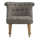 Petite Upholstered Multi Tweed Accent Chair by Lavishway | Accent Chairs-57968