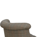 Petite Upholstered Multi Tweed Accent Chair by Lavishway | Accent Chairs-57973