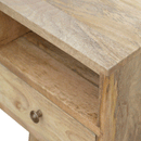 Petite 1 Drawer Oak-ish Bedside Table by Lavishway | Bedside Tables-57927